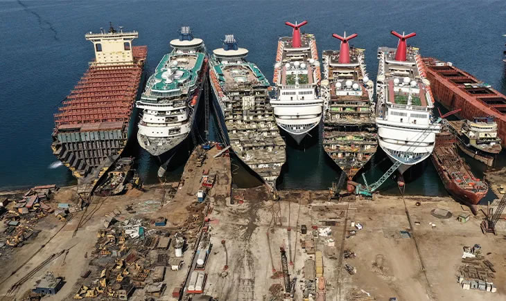 Ship scrapping and decommissioning support